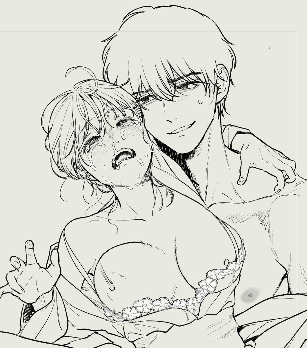 男の乳首だけ我先に!と貼るな💢💢💢(そしてこの表情はきっともっとマイルドになります🤤) 