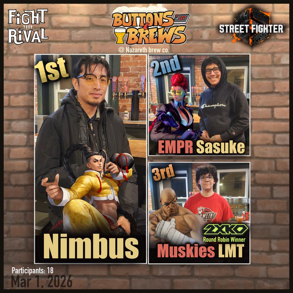 Fight Your Rival Lehigh Valley FGC - March 29 NEPA tweet media