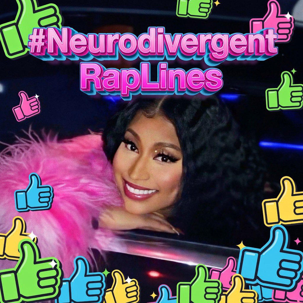 TheBlondDon's tweet photo. 👍 #NeurodivergentRapLines playlist 👍

Spotify: https://t.co/1r1rmOJCoC

Apple Music: https://t.co/4kT1NiVCAF

#BarbzUnite #UnityBarbz https://t.co/FoRHDkdvZW