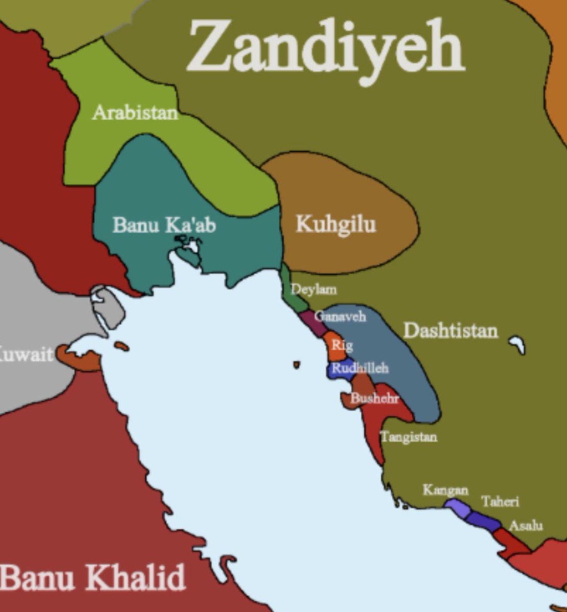 صدّق أو لا تصدّق ..

جزيرة "خرج" التي يلطم عليها نظام خامنئي الآن
كانت تحت حكم أمير عربي وهو ( مهنّا بن ناصر الزعابي )

قبل مهنّا ، كانت الجزيرة تحت الانتداب الهولندي 🇳🇱 ولكنهم ضايقوا العرب فثار عليهم مهنّا الزعابي عام 1765م وهزمهم شرّ هزيمة وطردهم من الجزيرة ، وبعد ذلك اتخذ من