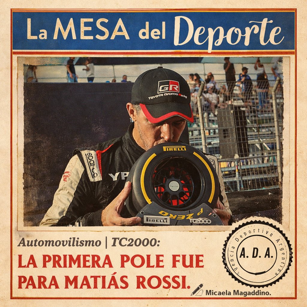 🏁 Automovilismo | TC2000: LA PRIMERA POLE FUE PARA MATÍAS ROSSI. ✍🏻 <a href="/mikmagaddinoo/">micaa</a>.
lamesadeldeporte.blogspot.com/2026/03/automo…