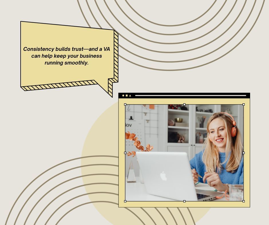 the_remote_ally's tweet photo. Consistency builds trust—and a VA can help keep your business running smoothly. Follow for more business tips. business consistency #ContentStrategy #ConsistencyIsKey https://t.co/mKyXSBLb1d