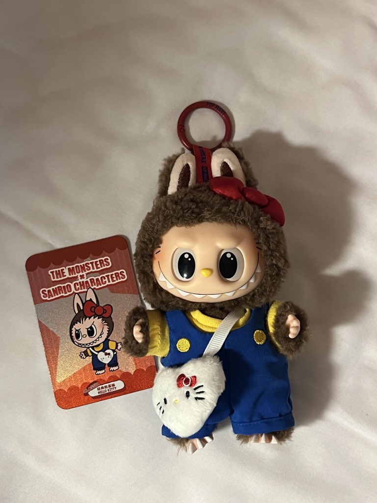 buchicobuchi's tweet photo. アゲインの🐻イヤホンケース買うついでに、レジ裏のサンリオひとつだけ買ったら、シクレ出た🥺店員さんありがとう🥺
#popmart
#ポップマート https://t.co/Di3MDDLy73