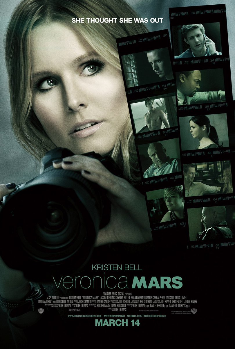 FilmNewsNos's tweet photo. 🎬MOVIE HISTORY: 12 years ago today, March 14, 2014, the movie ‘Veronica Mars’ opened in theaters!
#KristenBell @jason_dohring #KrystenRitter #RyanHansen @franciscapra #PercyDaggsIII #ChrisLowell #TinaMajorino #EnricoColantoni #JerryOConnell @yolakin #JamieLeeCurtis @KenMarino https://t.co/wj0wWZXMyr