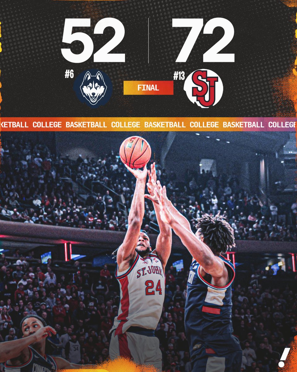 SHARE SPIRIT ／楊柳ユニオンジャックトップ ST. JOHN'S TOPS UCONN TO BECOME BACK-TO-BACK BIG EAST TOURNAMENT