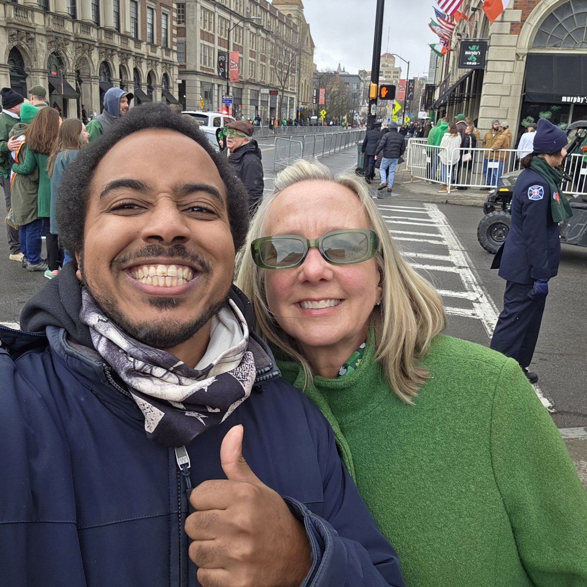 Marcus4Roc's tweet image. Awesome day at the St Patrick's Day parade. Love all of you guys you're awesome. 
❤️🇺🇸🫡 God Bless America 🫡🇺🇸✝️

St Patrick's Day pictures set one
#TeamMarcus #rochesterny #rochester #Republicans