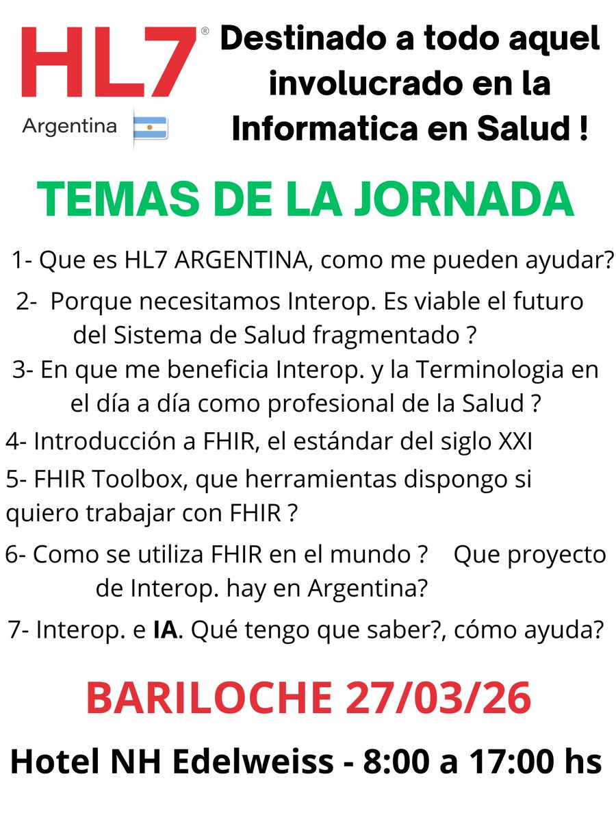 HL7 Argentina tweet media