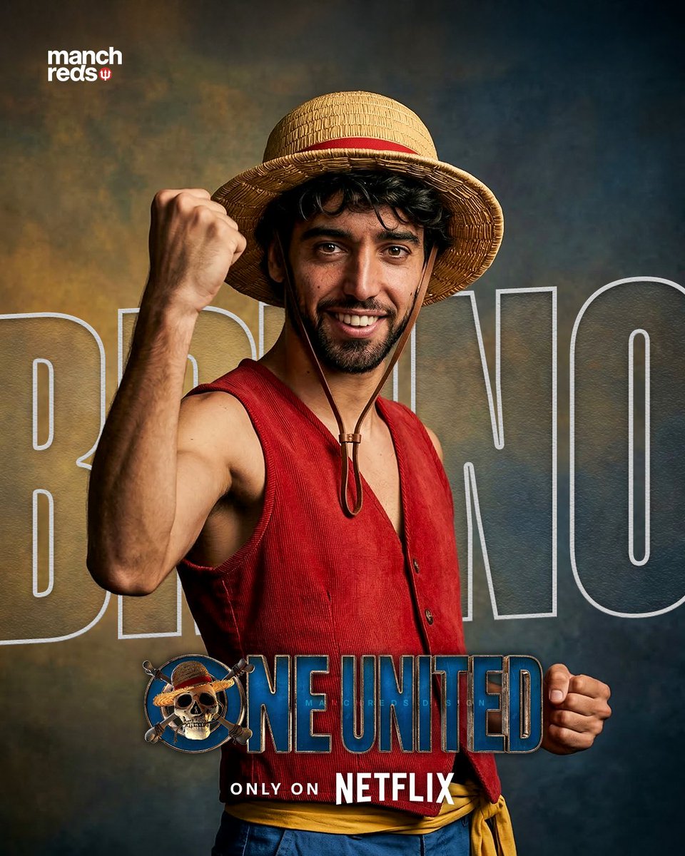 manchreds's tweet photo. Beginilah kalau One Piece Live Action diperankan oleh pemain United.

Ada yang bisa tebak jadi siapa aja? 🤣

#mufc #onepiece https://t.co/k6JRX60CMS