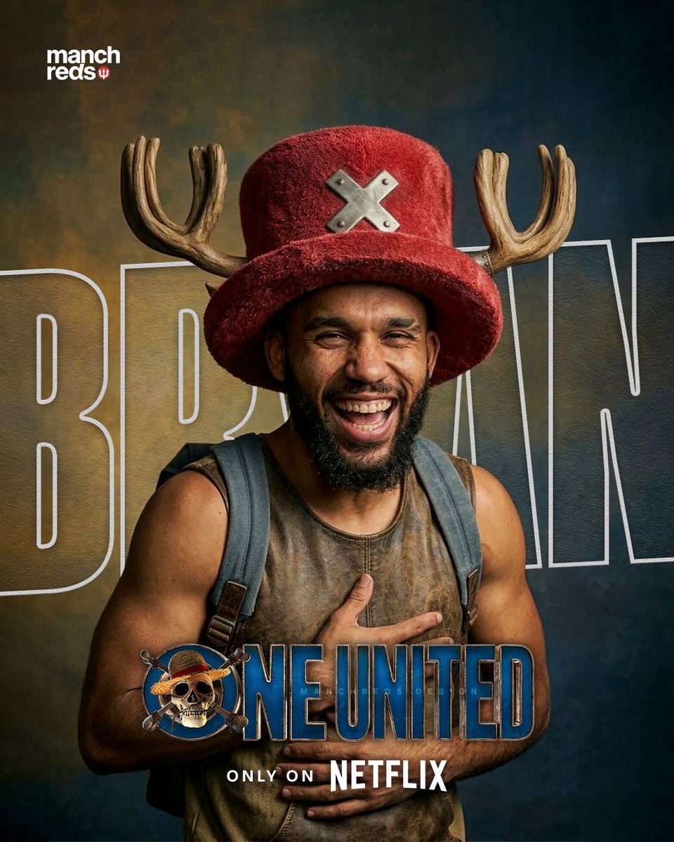 manchreds's tweet photo. Beginilah kalau One Piece Live Action diperankan oleh pemain United.

Ada yang bisa tebak jadi siapa aja? 🤣

#mufc #onepiece https://t.co/k6JRX60CMS