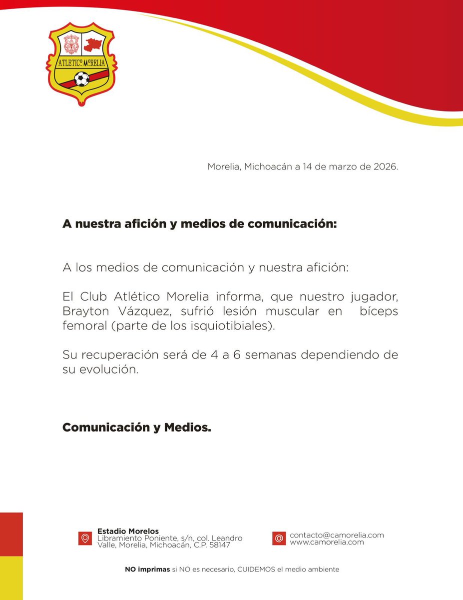 Club Atlético Morelia tweet media
