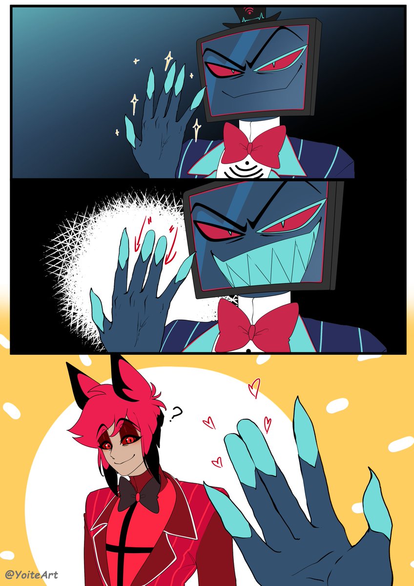 OPEN COMMISSIONS La Colita de Alastor tweet media