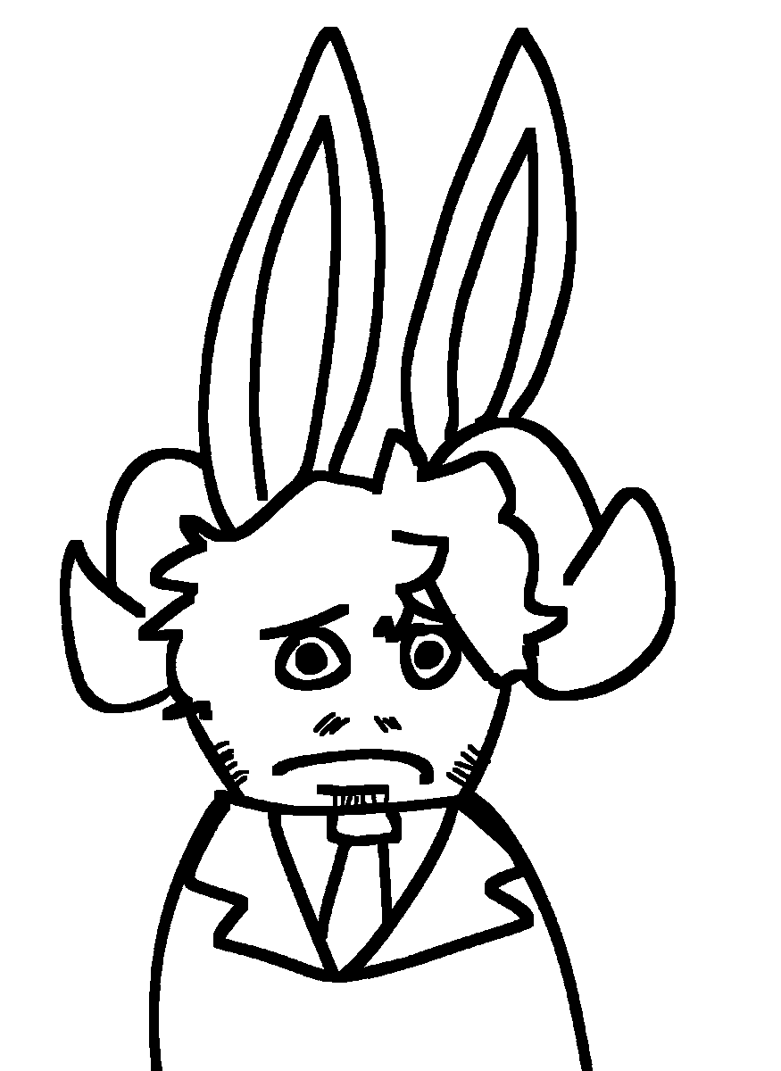 A quick doodle of Schlatt with dem ears before bed
#qsmp