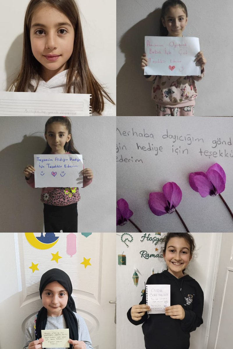 DerekoyPazar's tweet photo. ✨️📝Küçük bir not, kocaman bir gülümse.. 23. Gün etkinliğimiz teşekkür dolu karelerle sevgiyle tamamlandı..🙏🏻💕
#MaarifinKalbindeRamazan
✨️⌛️Day 23: Write a thank you note for someone✅️ https://t.co/JfnyXdvoI0