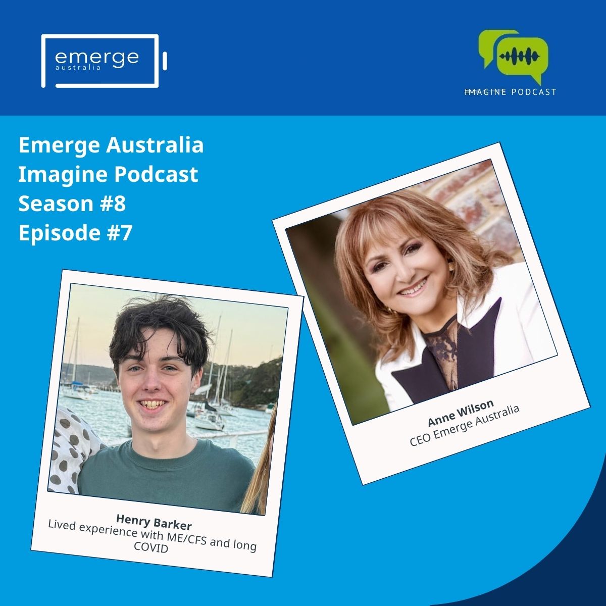 EmergeAus's tweet photo. 🎧 Now Available: #ImaginePodcast Season 8, Ep 7 Henry Barker along with his mother Jen🎧
🔗 Available wherever you listen to podcasts - https://t.co/cYOfexCqM6
#emergeaustralia https://t.co/ZXVXR5LCPC