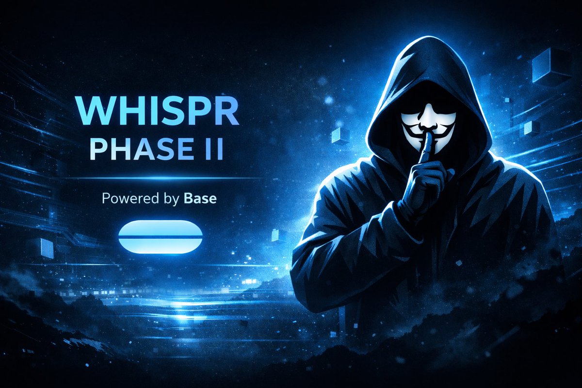 WhisprWs's tweet photo. Messaging is just the first step for Whispr.

The next step is a native token on Base to power the network. https://t.co/mNIwL7kQYw