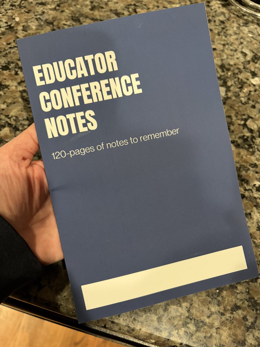 BarbaraBorden9's tweet photo. I’ve got notebooks upon notebooks… but I’m the worst! I forget which one I wrote what in! I finally got myself this little gem from @carmelhealth for this upcoming @SHAPEAmerica National Conference. I am determined to be organized! Thanks Andy! #KCSHAPE https://t.co/UqxbL5eGbN