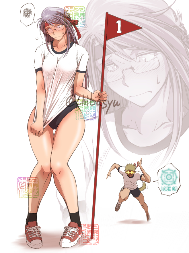 carmineさん(@studio_carmine)の「日下くんそれセクハラです」の理子さん。  今度は体操服姿が観たくて描いてしまいました。 スイマセン。スイマセン。(;'Д`) 