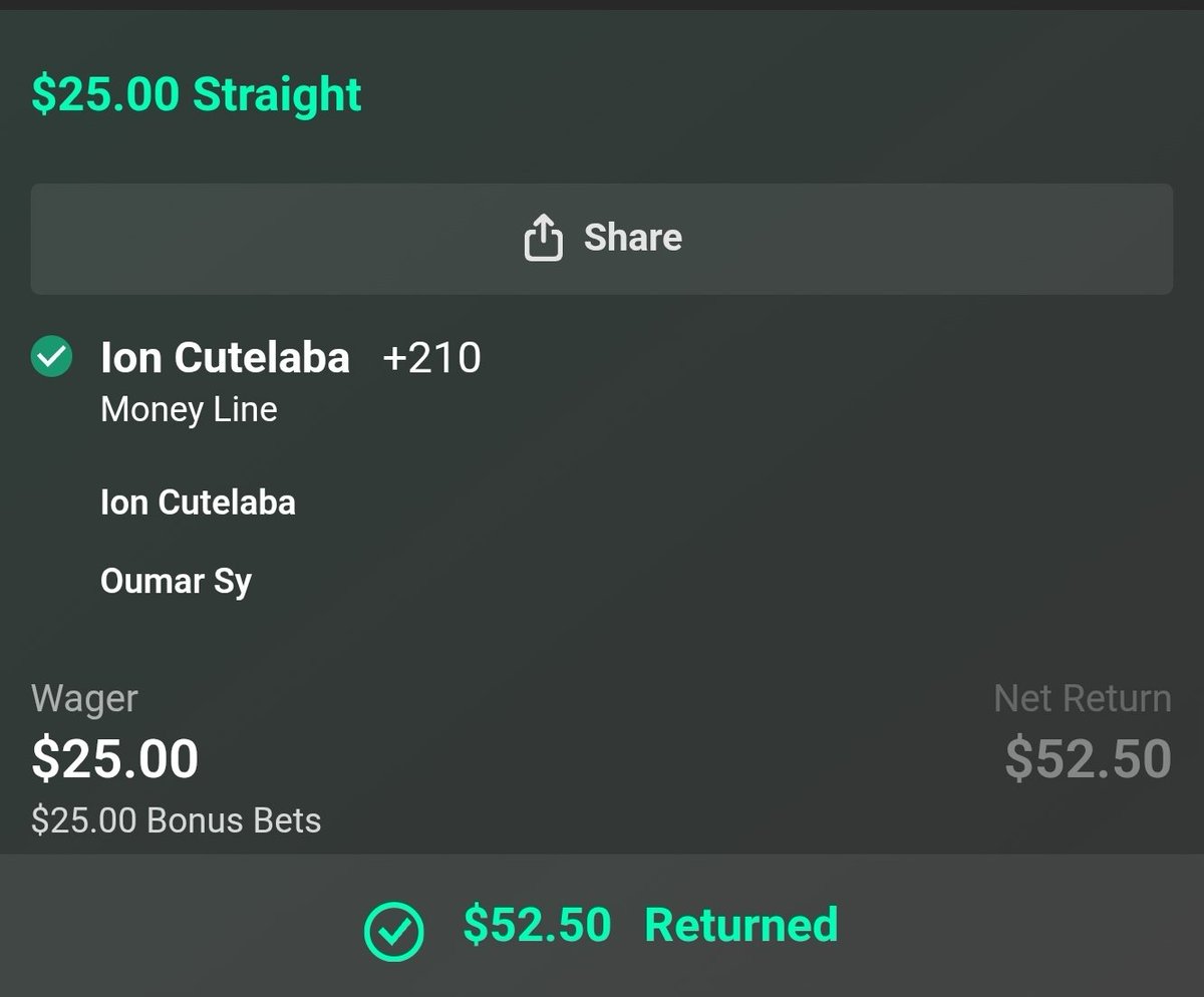 JohnMcDFS's tweet photo. Lets go Cutelaba!!! Was figuring out to post to @Tails_Picks and didn't get this one in in time 🤘🤘💸💸💸 https://t.co/P7TqKMlqpx