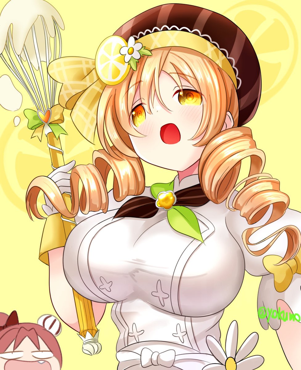yokumo's tweet photo. マミさん描きました　パティシエール！！！ https://t.co/72zbr7Yn0h