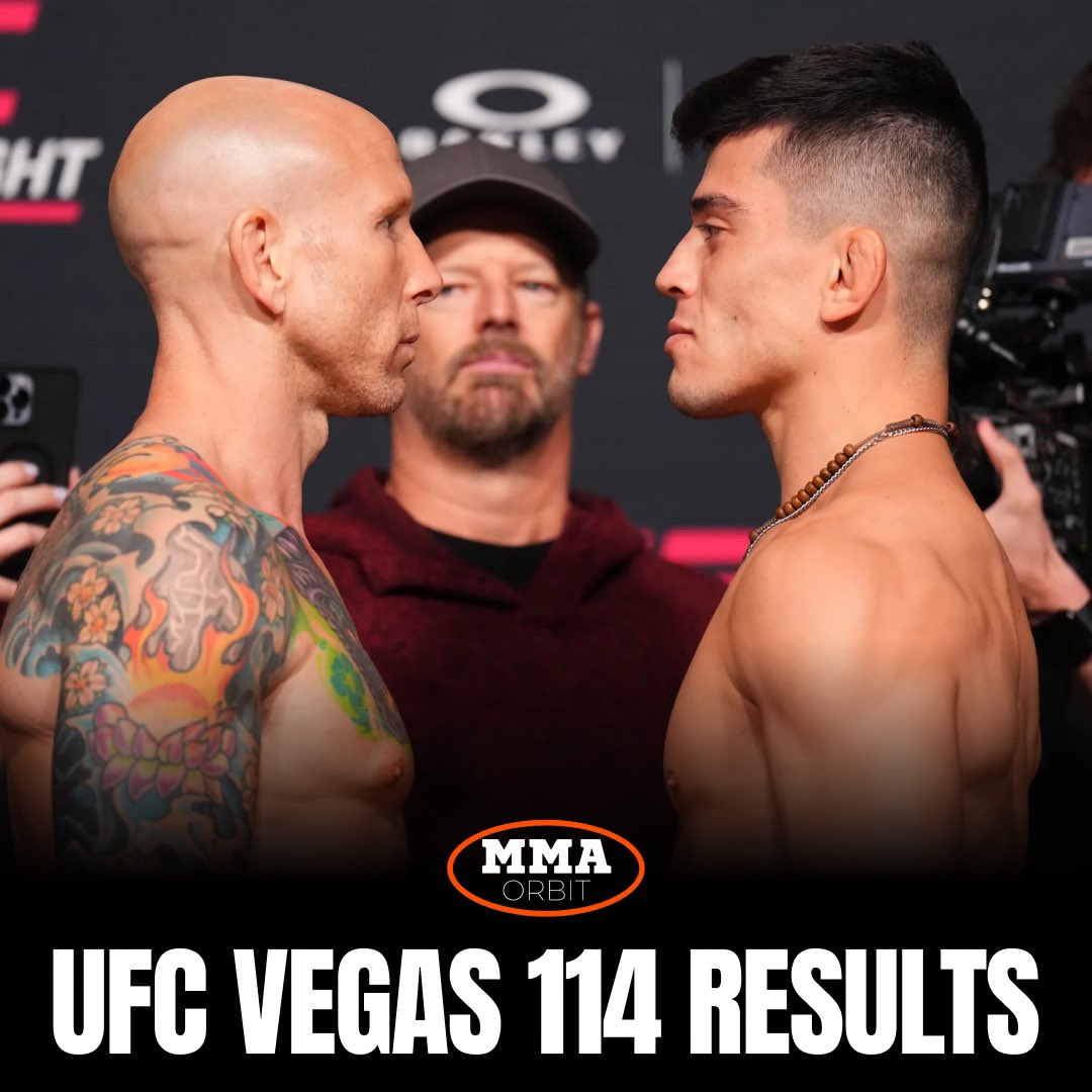 mma_orbit's tweet image. #UFCVegas114 results: Ion Cuțelaba defeats Oumar Sy via submission (guillotine choke) - Round 1, 4:24