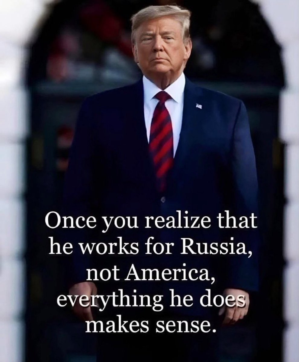BamaStephen's tweet photo. @BohuslavskaKate DONALD TRUMP WORKS FOR PUTIN!
There is NO peace with the genocidal war criminal Putin.
As an American, I am daily ashamed that Trump is our President. I sincerely and deeply apologize to Ukraine for his betrayal and incompetence.
#TrumpWorksForPutin
#NAFO #Russia #USA https://t.co/6R0CuhvIle