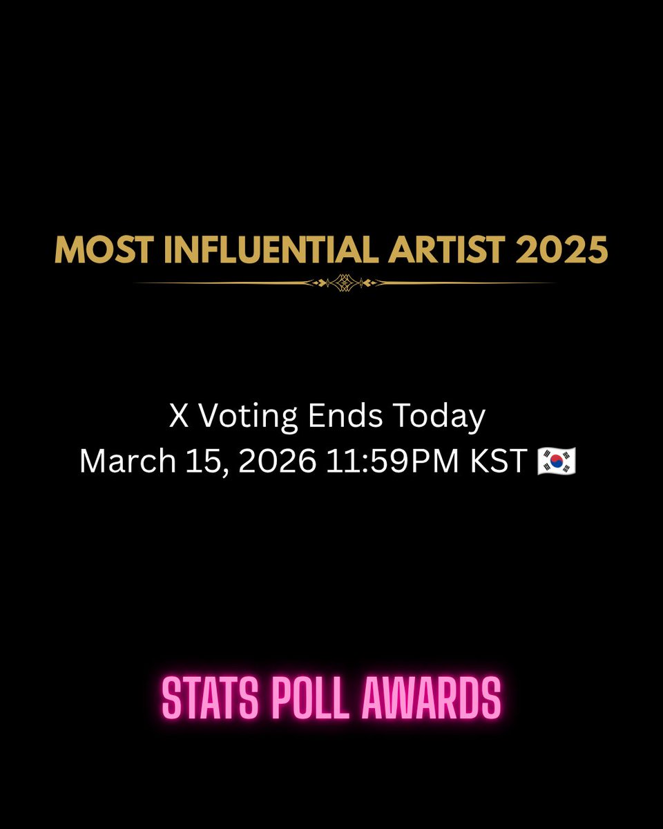 STATS POLL AWARDS tweet media