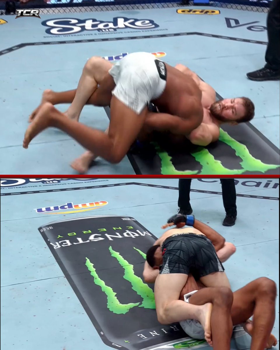thecagereport_'s tweet image. Ion Cutelaba wins a submission in R1 over Oumar Sy #UFCVegas114