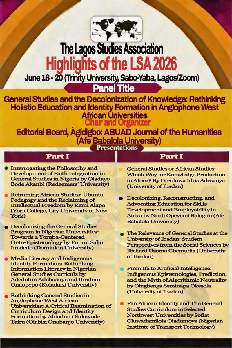 Lagos Studies Association tweet media