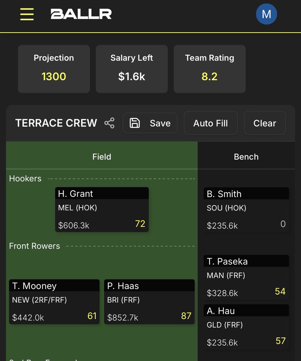 Ballr | NRL SuperCoach tweet media