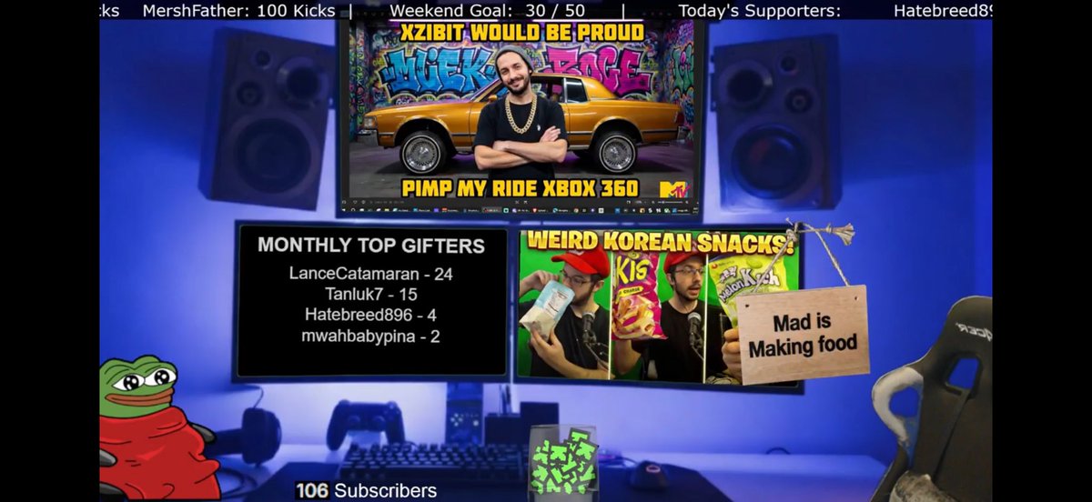 Monthly Subs &amp; Kicks auto updates and swaps, I’ve been COOKIN 🔥 with the stream effects!
