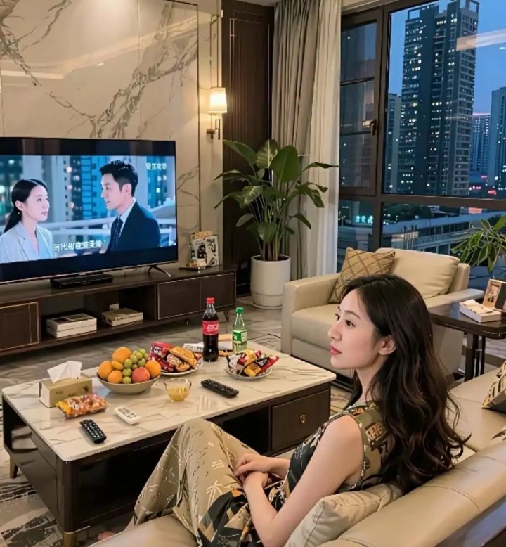 这位女士从她家的装修情况来看,属于什么条件水平?