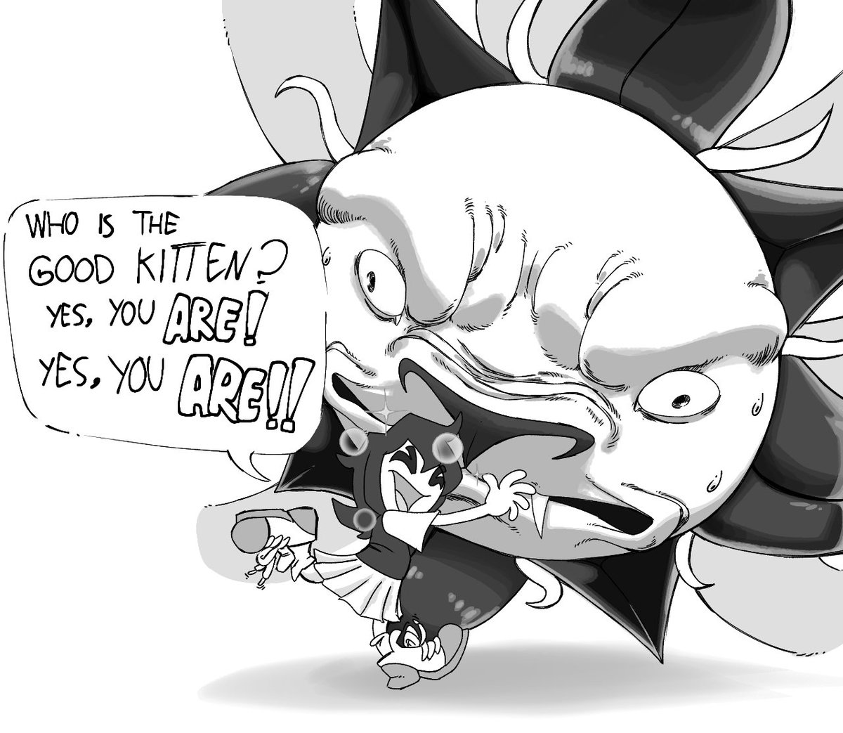 Who is the good kitten?