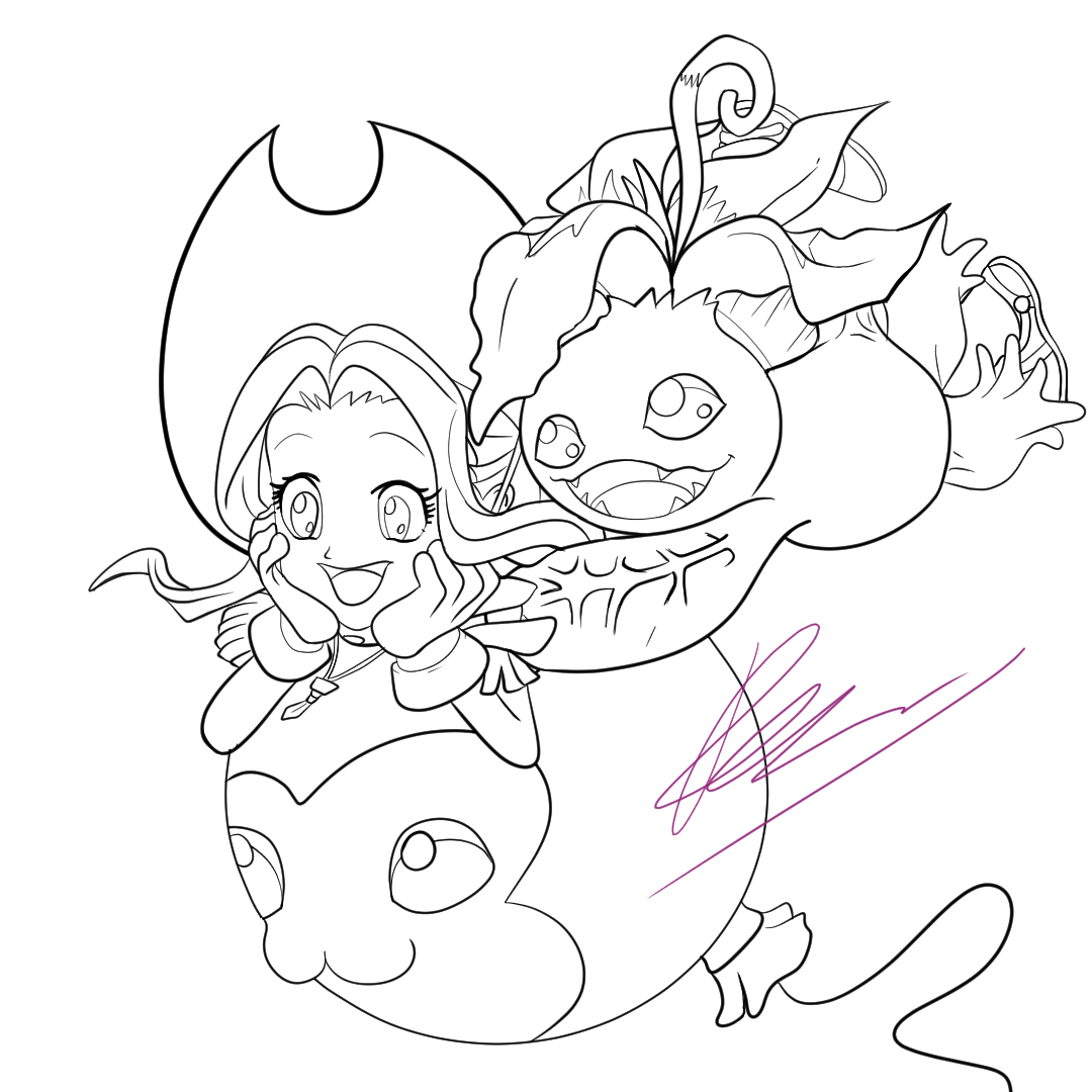 rem00artz's tweet photo. The Digital World called, and I answered. 📟 Check out my latest Digimon line art! ⬇️
Retweets and likes are super appreciated! 💙"
#digimon #digitalart #lineart #anime #fanart https://t.co/M6lRuh9alb