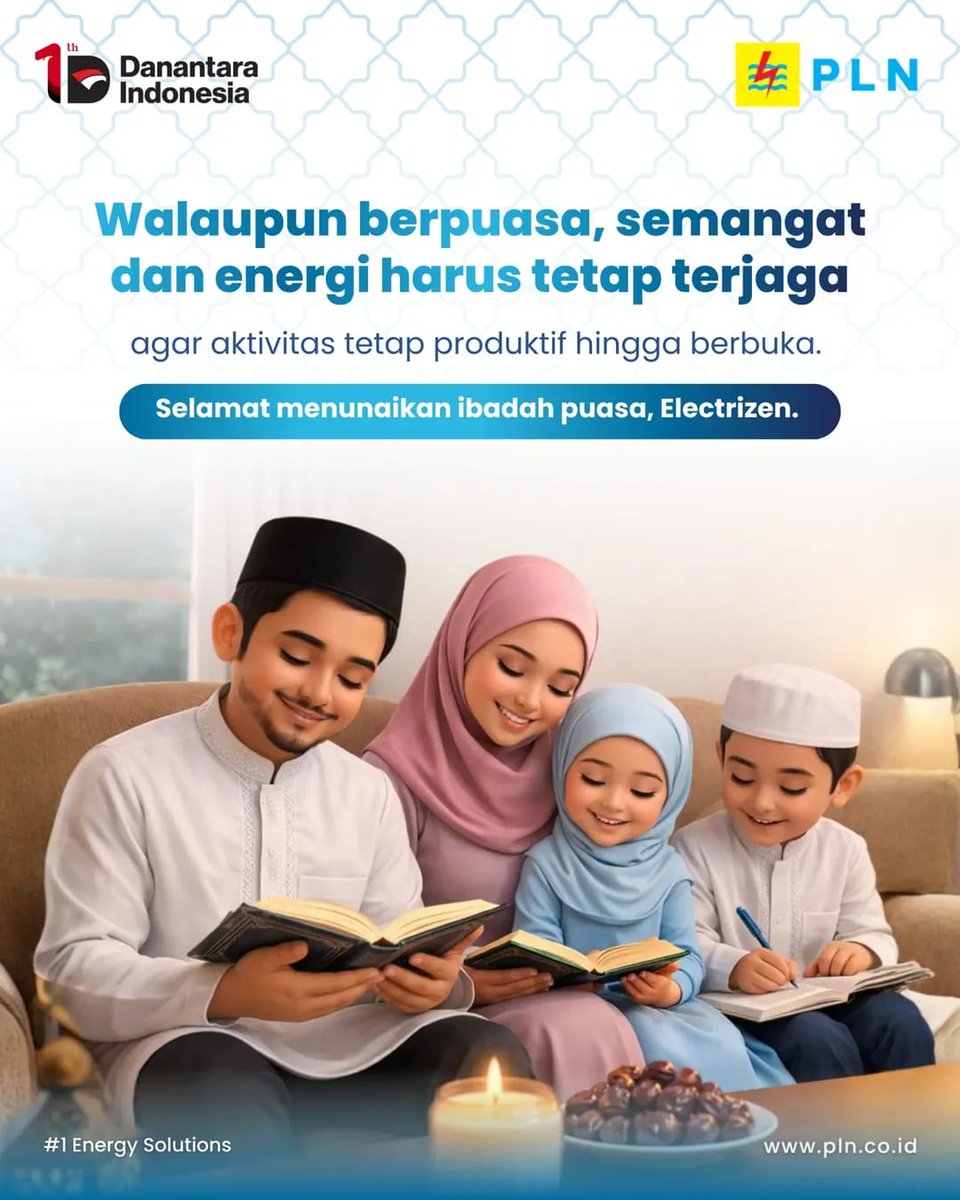 arunadeepaf's tweet photo. Hi Electrizen, masih lancar puasanya?

Mintrik yakin setiap orang pasti punya tips andalan, biar puasa tetap fokus dan semangat.

Yuk, share tips versi Electrizen di kolom komentar. Siapa tahu bisa jadi inspirasi buat yang lain

#PLNUntukSemua #PLNUntukIndonesia https://t.co/mwLoryzNNM