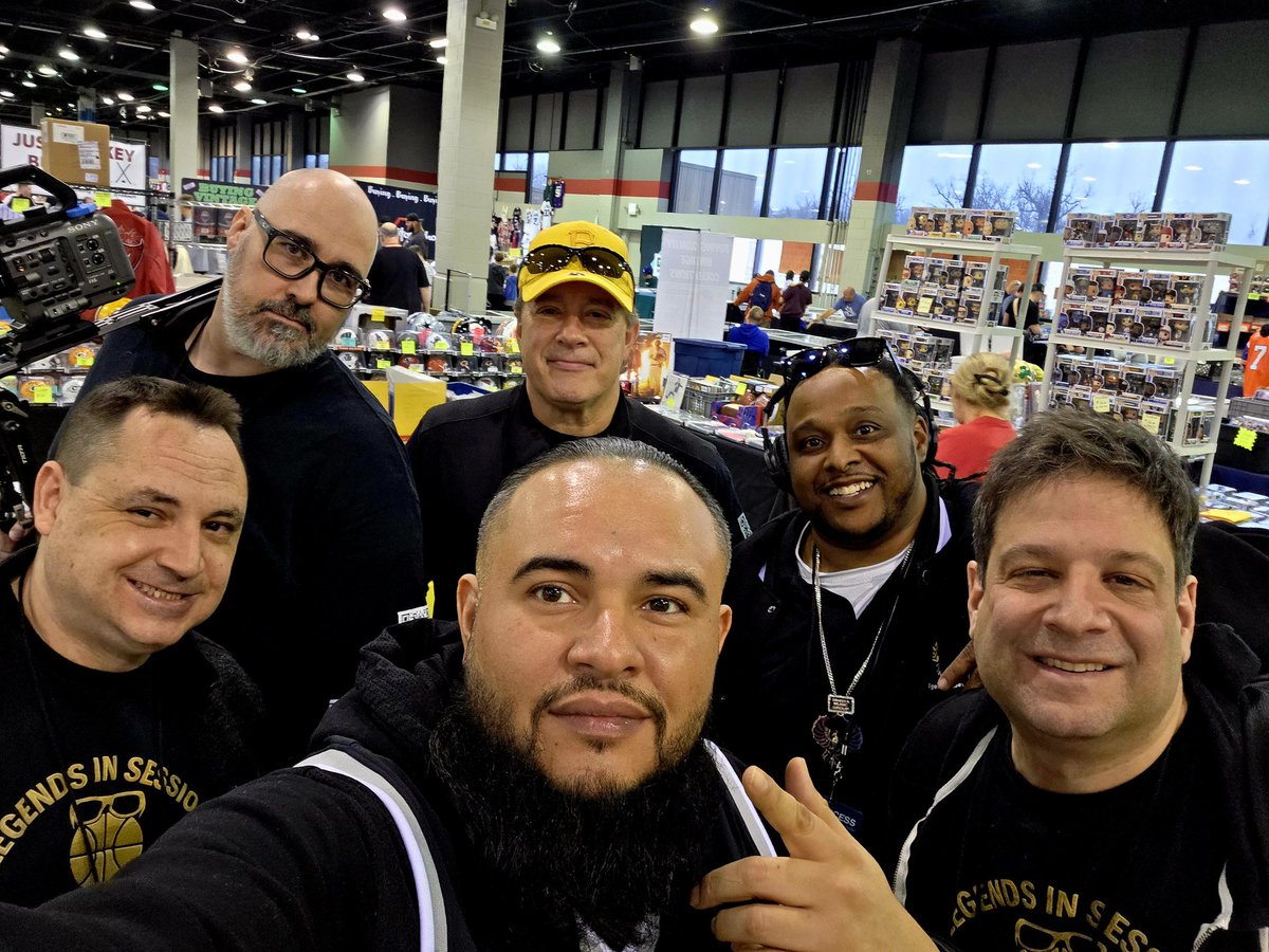 UrbanGrindTV's tweet photo. Selfie moment with the Urban Grind TV / Legends in Session with Horace Grant TV crew at Chicago Sports Spectacular today 🙌 All-access media coverage, legendary faces, major connections, and great energy all day long. We were outside covering the culture, capturing the moments, https://t.co/G3PFsCntl0