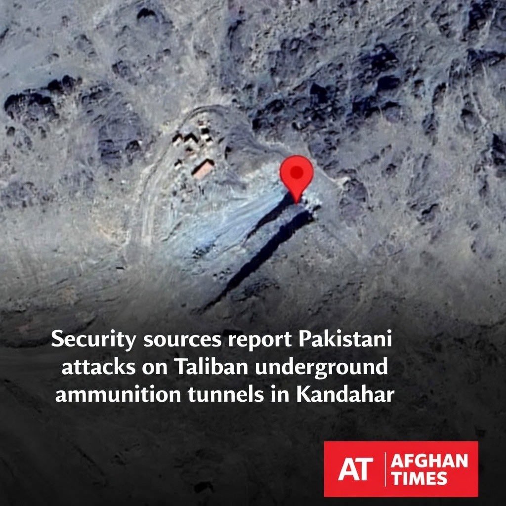 Taliban Underground Tunnels Targeted in Kandahar and Other Sites, Afghan Security Sources Say