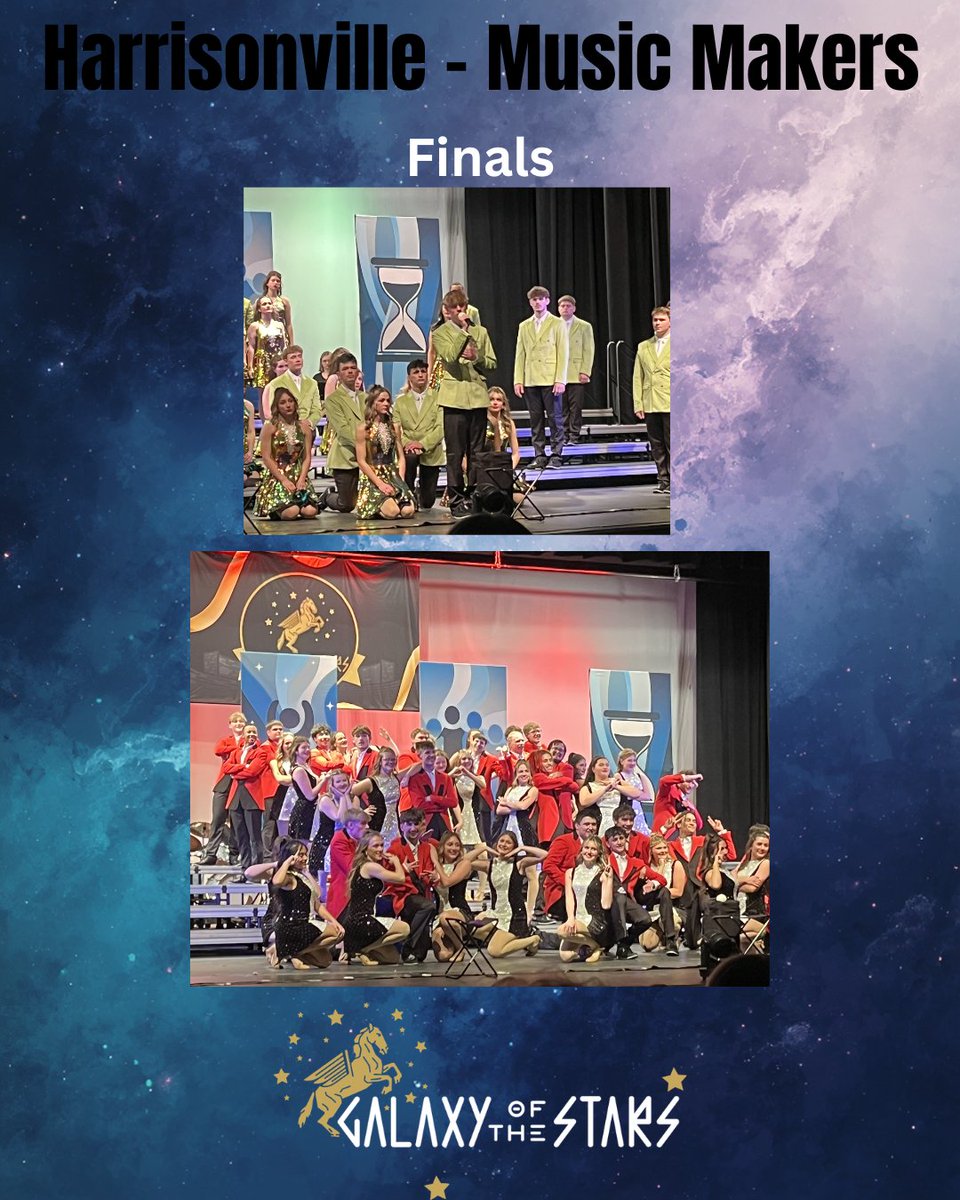 mnhsGOTS's tweet photo. Give it up for Harrisonville - Music Makers! 👏 They brought great energy and an unforgettable performance that was one in a million at Galaxy of the Stars!🎤 https://t.co/aUDMGcH7sv