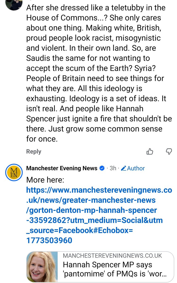 Does anyone know the libtards at <a href="/MENnewsdesk/">Manchester News MEN</a> ? Someone should have a serious fucking word with the dangerous idiots trying to write these stupid articles.
#FakeNews #MEN