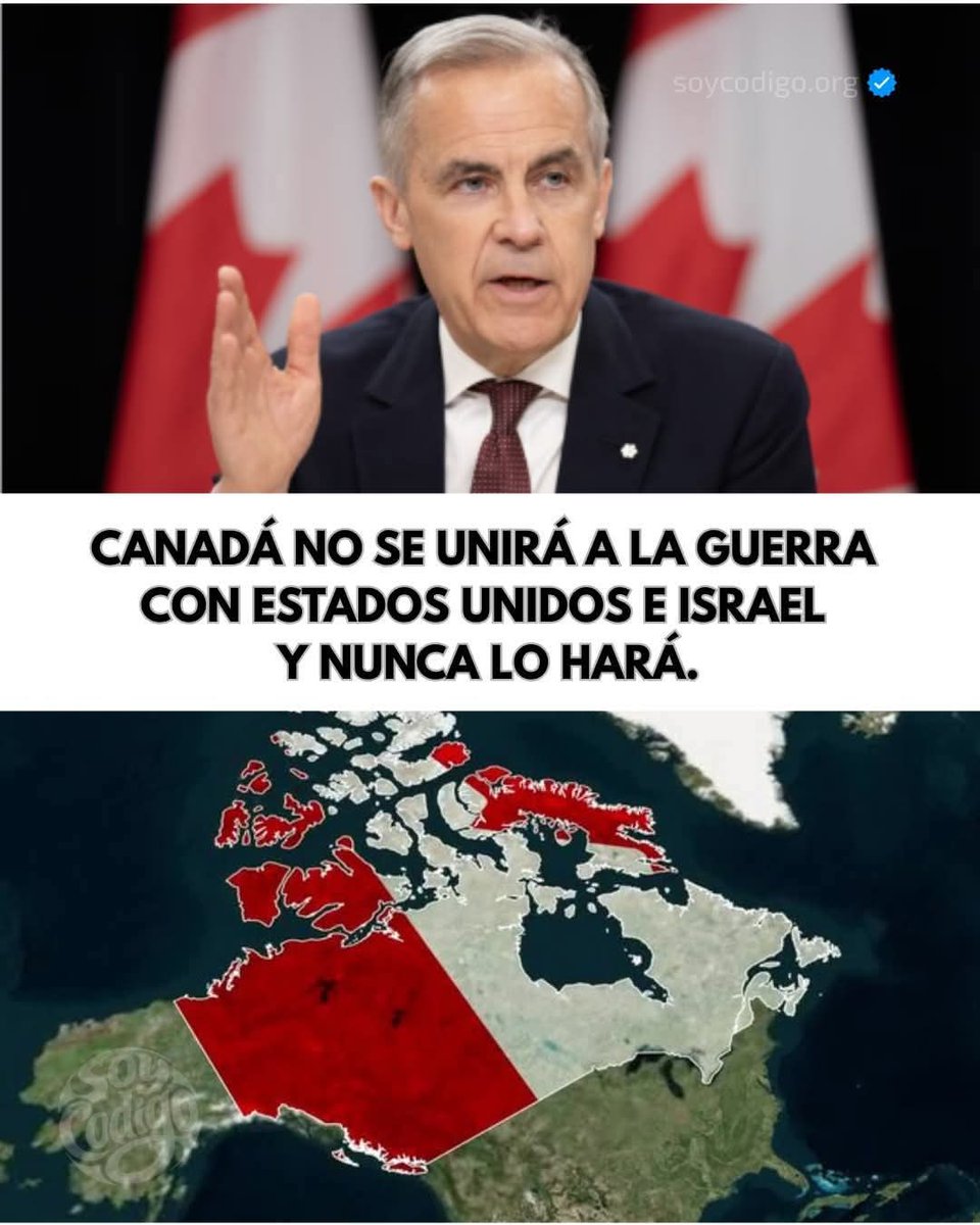 Primero los europeos, ahora Canadá anuncia que no se unirá a la guerra de EEUU e Israel contra Irán, la OTAN se fractura cada vez más.