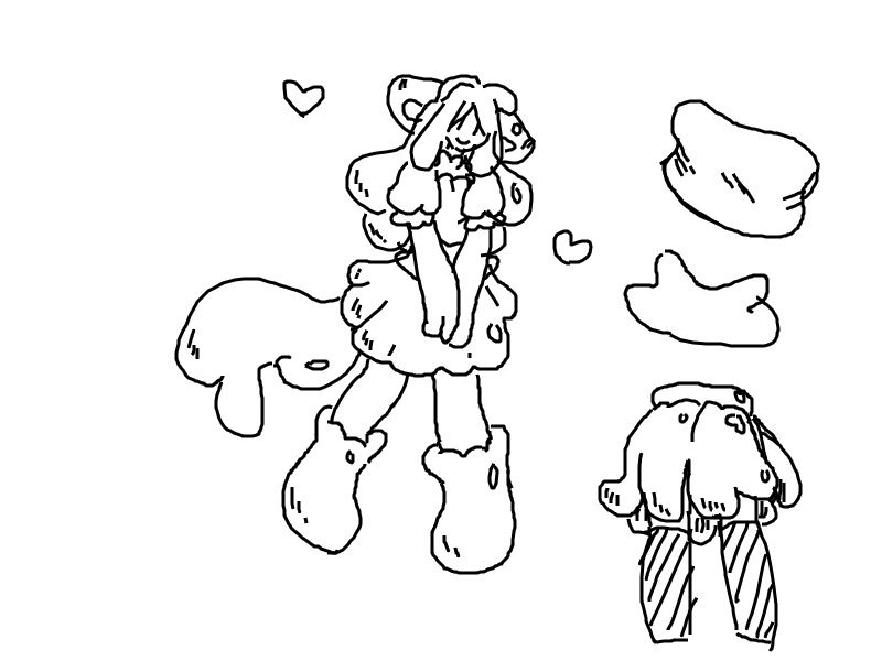 ProfessorPicke's tweet photo. slime girls should wear slime clothes :D https://t.co/CH0ad0msH0