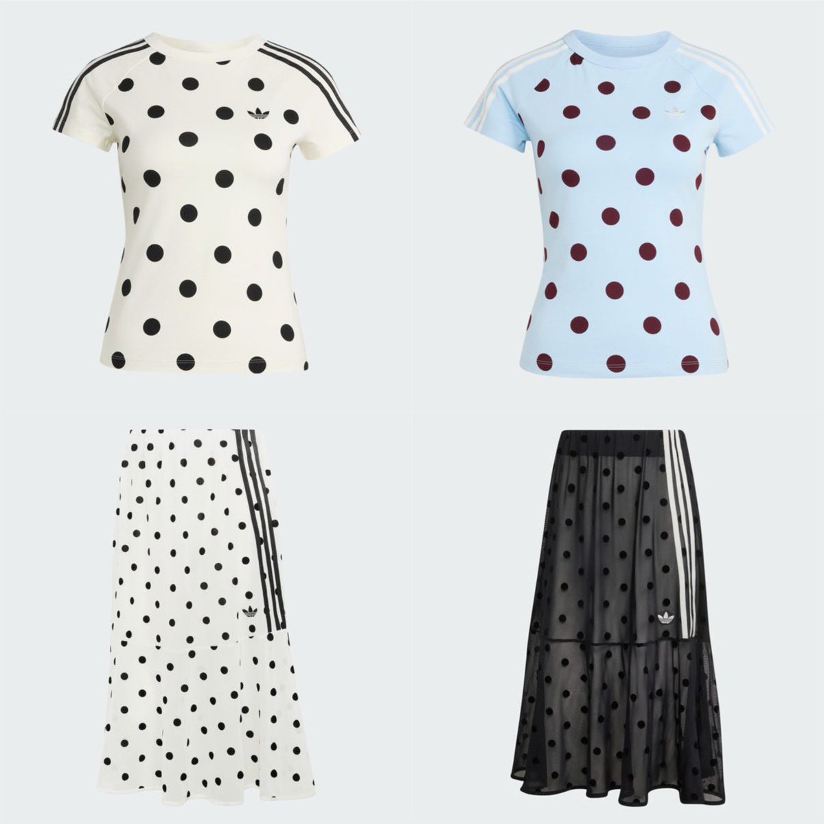 adidas Satin Polka Dots Collection が国内3月16日（月）10:00 より各