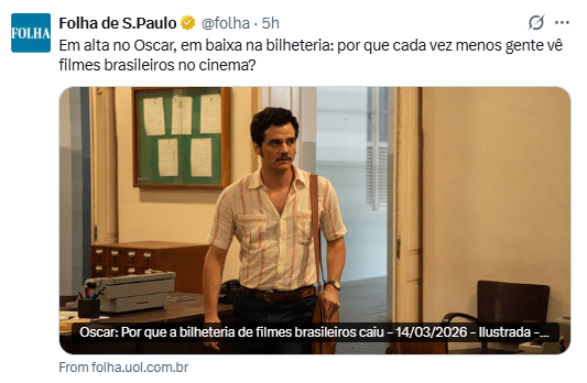 Cabral1889's tweet photo. @folha 3 Motivos
Enredo repetitivo e previsível
Atores cuja performance não passa de  caricaturas lúdicas, patéticas e ideológicas
Viram que o caminho mais fácil para o estrelato internacional é ser combatente de uma ficção que chamam de 'fascismo' https://t.co/NzXXSd6cP9