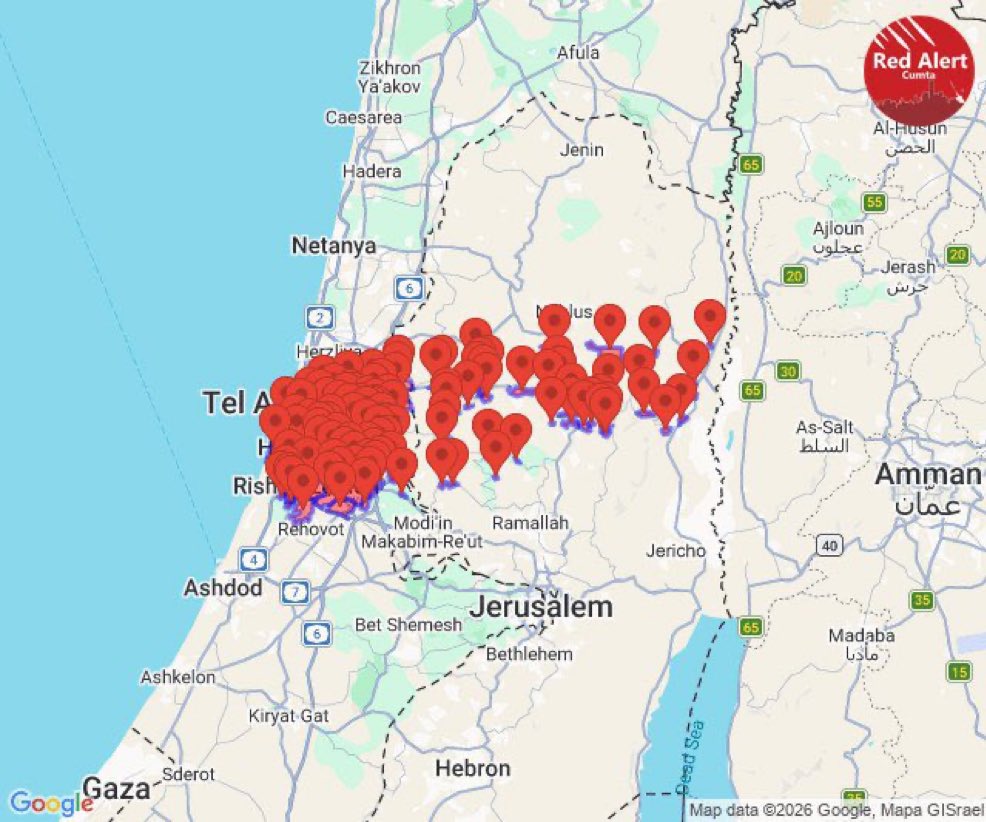 NOW: 🚨 ISRAEL IS BEING HIT WITH THE MISSILES TRUMP SAID HE “DESTROYED”