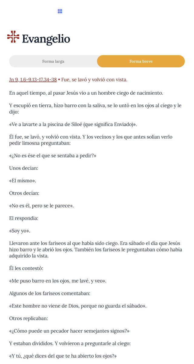 VirgenButarque's tweet photo. #EVANGELIODELDÍA 📖 |

➕ ¡Feliz IV Domingo de Cuaresma, hermanos!

   En este domingo laetare "alegría", debe entenderse como un descanso en la penitencia de la Cuaresma porque ya se aproxima el tiempo gozoso de la Pascua.

#EstrelladelaMañana⭐
#SantaCuaresma➕ https://t.co/tRKM0tgbpe