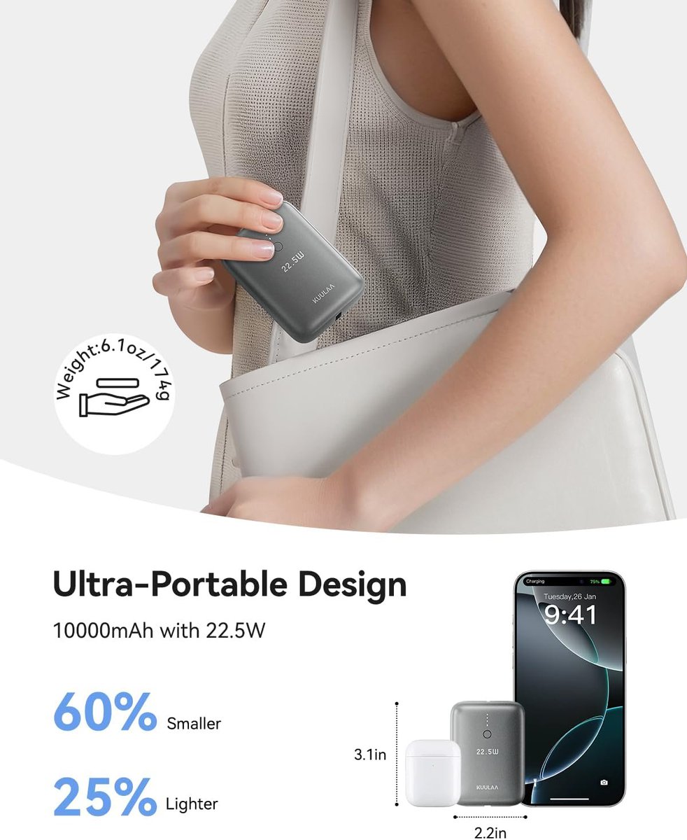 FlyGuyOffers's tweet photo. ⚡ Never let your phone die again  

10,000mAh Mini Power Bank  
22.5W Fast Charging  

$9.99 after coupon - 8IJ4OETO
https://t.co/XexdUsFfKT https://t.co/uutCGTMU4T