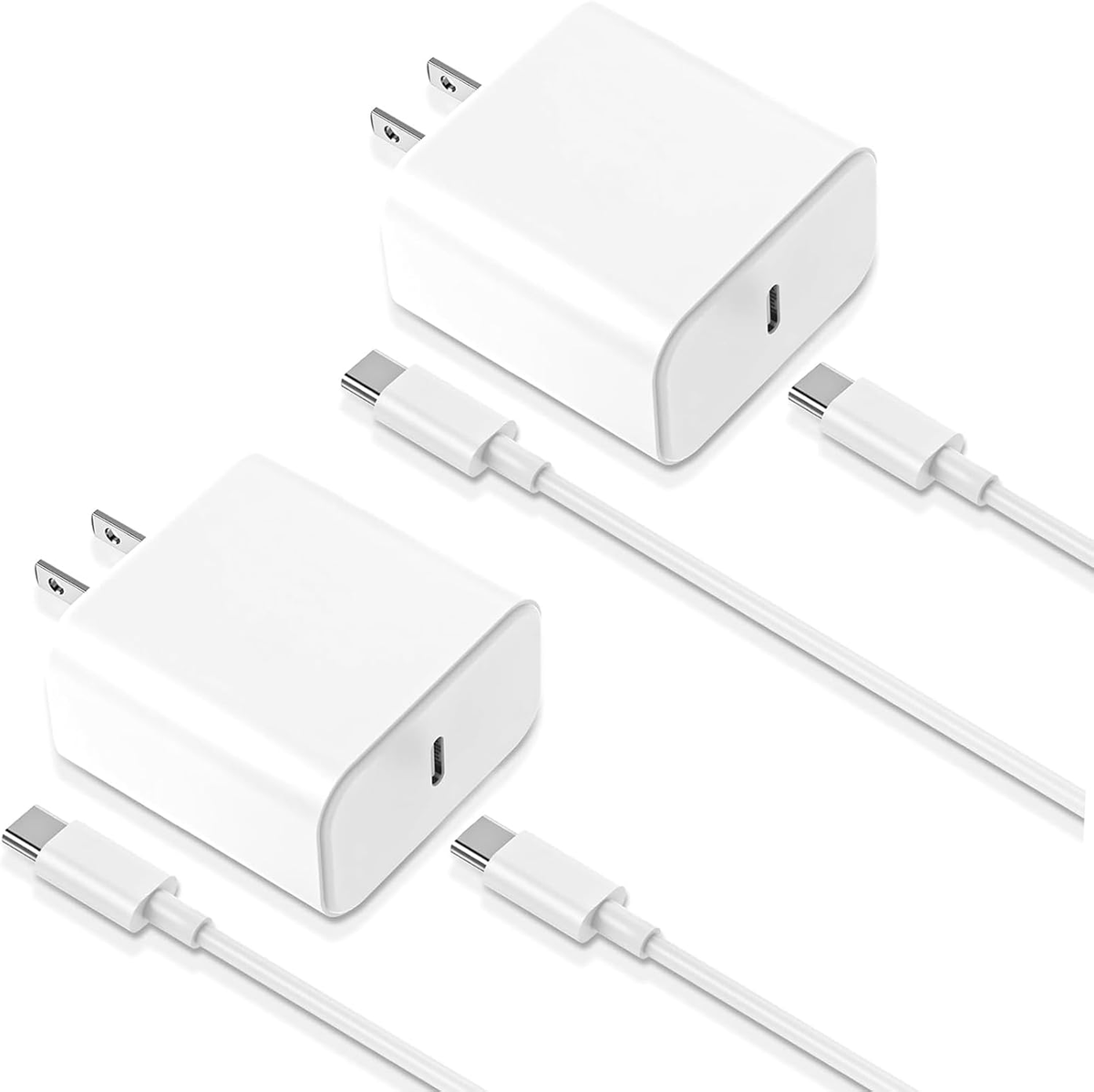 FlyGuyOffers's tweet photo. iPhone Charger Deal ⚡

2-Pack 33W Fast Chargers  
Includes 6ft USB-C cables

~$7 after coupon - YBIYQKCK
https://t.co/HmGTlT8IiX https://t.co/lTrBPwmIUG
