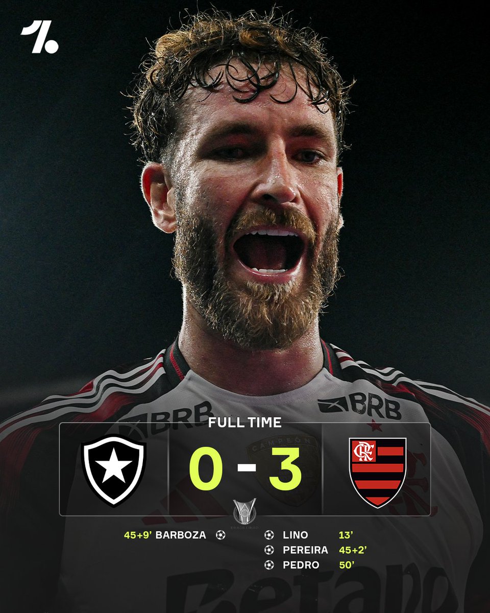 Flamengo score three past Botafogo in a fiery clash to take all three points 🔥⚽️