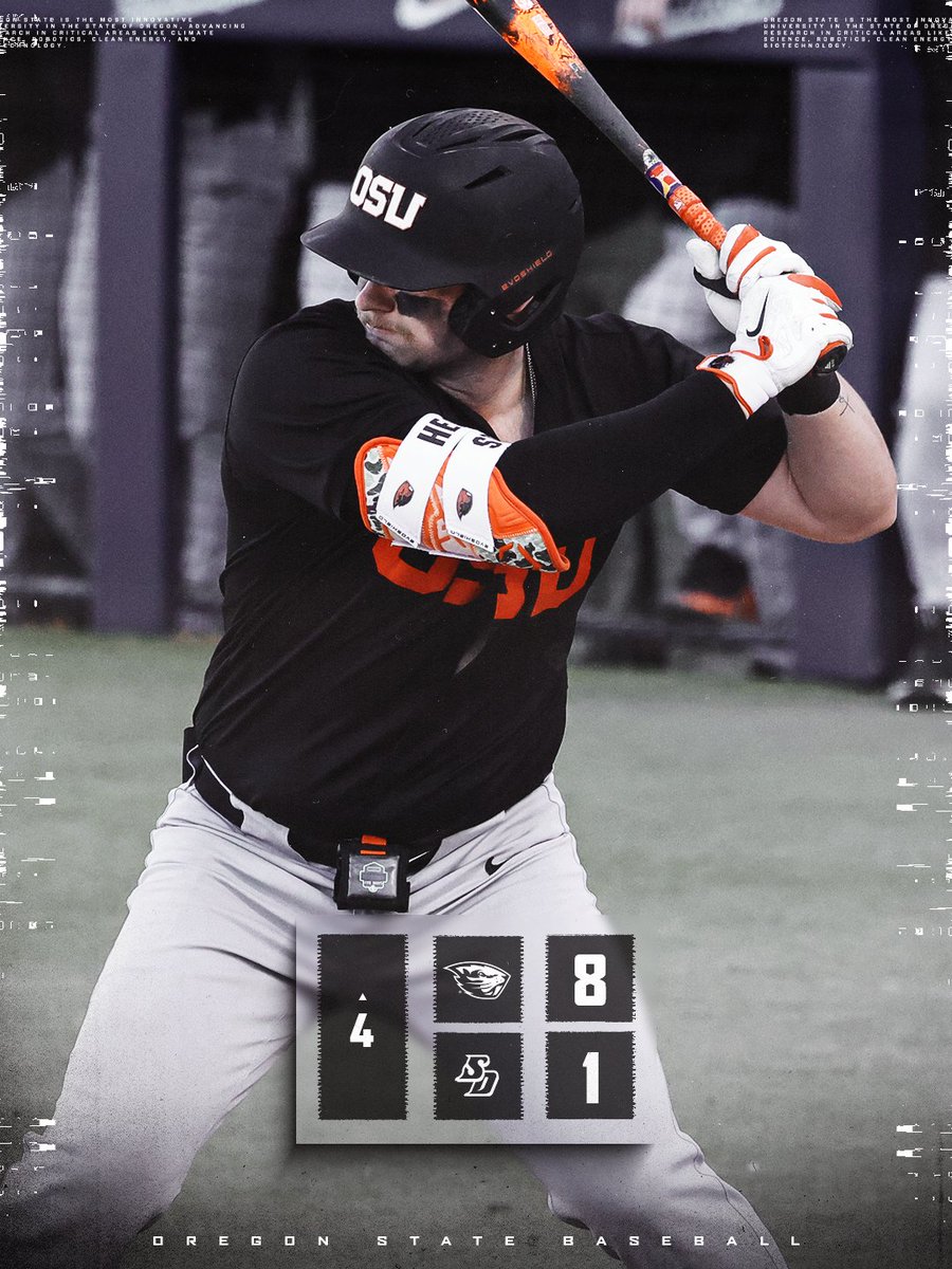 BeaverBaseball's tweet photo. Big early lead. https://t.co/32XFf8hT9a