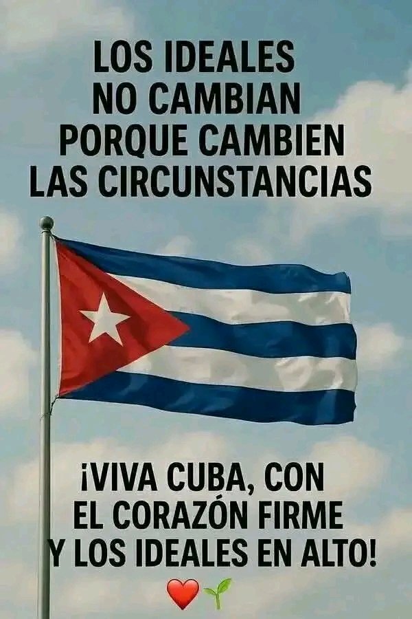 La violencia y el vandalismo no resuelven carencias; solo el esfuerzo colectivo impulsa el desarrollo. Amar a la patria implica aportar soluciones reales frente a la política de asfixia externa que intenta detenernos. 💪
​#CubaEstáFirme #UnidosXCuba #Cuba #Solidaridad
