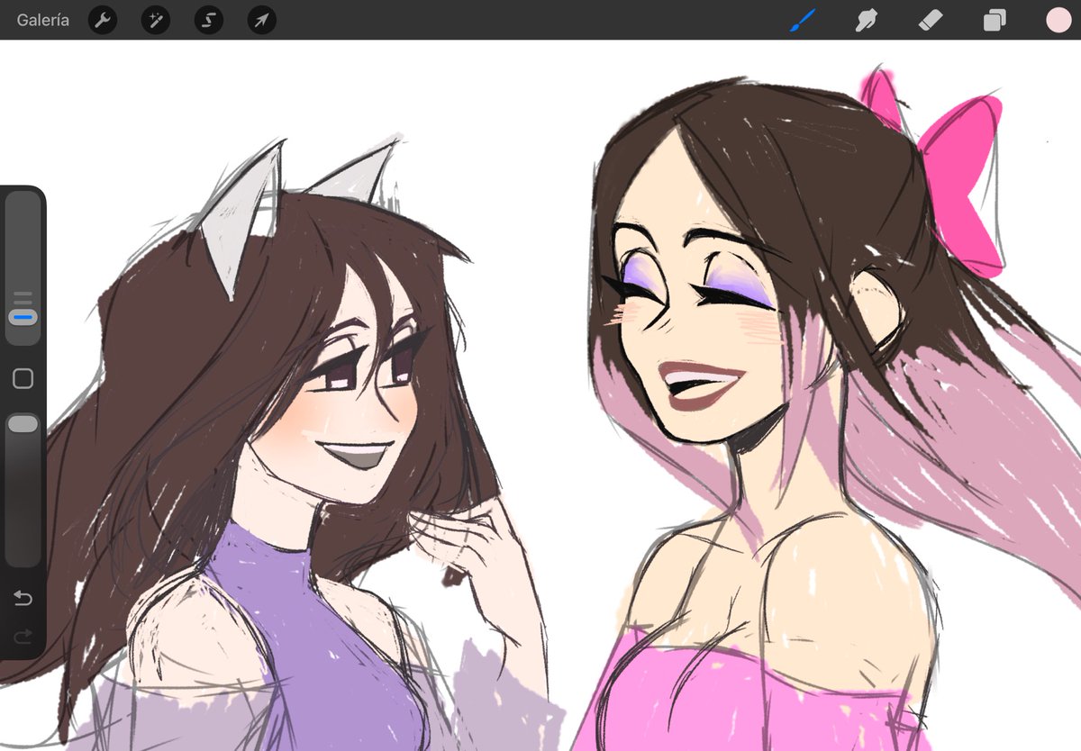 Ame el dúo de Tinna y Molly 

(Lo termino después porque tengo que chambear)

#qsmp #qsmpfanart #qsmp2 #wip